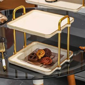Countertop Organizer Light Luxury Multifunctional Stand Simple Tray Acrylic Countertop Storage Shelf for Bedroom Living Room