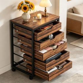5 Drawer Mobile Storage Cabinet