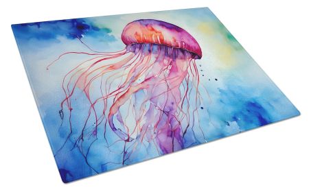 NEW Jellyfish Glass Cutting Board Decorative Tempered Glass Kitchen Cutting and Serving Board Large Size Chopping Board