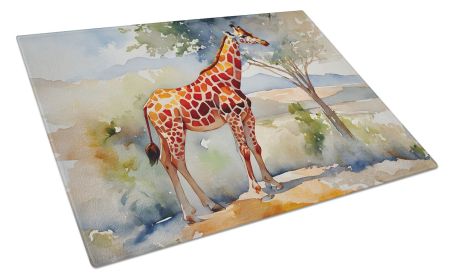 NEW Giraffe Glass Cutting Board Decorative Tempered Glass Kitchen Cutting and Serving Board Large Size Chopping Board
